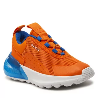 Buty dla chłopców - Sneakersy Geox J Activart Illuminus J45LYA 0149J C2008 M Orange - grafika 1
