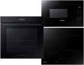 Zestawy AGD - Zestaw AGD do zabudowy Samsung Piekarnik NV7B4240VAK + Płyta indukcyjna NZ64T3707A1 + Kuchenka mikrofalowa MG22T8254AB - miniaturka - grafika 1