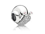 Pandora Valerio.pl Rodowany srebrny charms do ślimak snail cyrkonie srebro 925 NEW13 NEW13