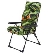 Fotele i krzesła ogrodowe - Fotel ogrodowy G046-13PB PORTO, bez podnóżka, zielony - miniaturka - grafika 1