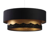 Lampy stojące - Czarno-złota lampa wisząca glamour nad stół - S432 P2-D92 - miniaturka - grafika 1