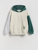 Bluzy dla chłopców - Reserved - Bluza z kapturem - morski - miniaturka - grafika 1