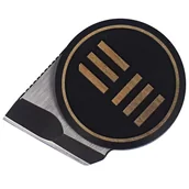 Noże - Nóż WE Knife Quark Black Titanium / Golden WE logo, Black Stonewashed by Ostap Hel (20021-1) - miniaturka - grafika 1