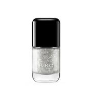 Lakiery do paznokci - KIKO Milano Smart Nail Lacquer Biodegradable Glitter Edition szybkoschnący lakier do paznokci z biodegradowalnym brokatem 311 Holo Silver 7ml - miniaturka - grafika 1