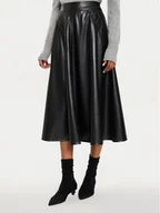 Spódnice - Marella Spódnica z imitacji skóry Lepanto 2423776024 Czarny Regular Fit - miniaturka - grafika 1