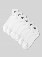 Skarpetki damskie - Skarpety z nadrukiem z logo w zestawie 6 szt. - miniaturka - grafika 1