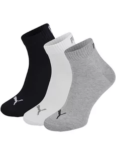 3PACK zakostki skarpety PUMA QUARTER, zestaw bawełnianych skarpet do sportu - Skarpetki męskie - miniaturka - grafika 1