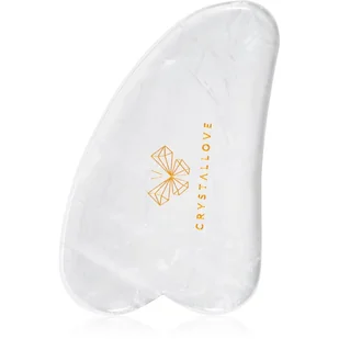 Crystallove Crystallove Płytka do Masażu Twarzy Gua Sha z Kryształu Górskiego Oczyszcza z toksyn, poprawia krążenie 1 szt. - Rollery do masażu - miniaturka - grafika 1