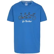 Koszulki męskie - Trespass Męski T-shirt Hanks II z krótkim rękawem niebieski niebieski XS MATOTSO10016 - miniaturka - grafika 1