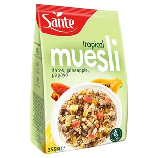 Sante MUSLI TROPIKALNE 350g - Płatki śniadaniowe i musli - miniaturka - grafika 1