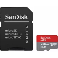 Karty pamięci - SanDisk 256GB microSDXC Ultra 120MB/s A1 C10 UHS-I U1 (SDSQUA4-256G-GN6MA) - miniaturka - grafika 1