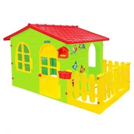 Place zabaw - Mochtoys Domek Ogrodowy Dla Dzieci Z Płotkiem Dom Na Ogród - miniaturka - grafika 1