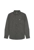 Koszule męskie - KOSZULA MĘSKA WRANGLER 112357253 1PKT FLANNEL SHIRT GREY BLACK XXL - miniaturka - grafika 1