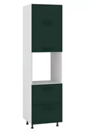 Meble kuchenne - Asti Słupek Pod Zabudowę Piekarnika Dps2-60-220_Modern Zielony Mat - miniaturka - grafika 1