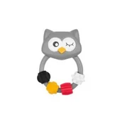 Grzechotki dla dzieci - Akuku Grzechotka Sowa Grey A0421 - miniaturka - grafika 1