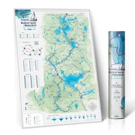 Materiały pomocnicze dla uczniów - Mapa Zdrapka Mazury - miniaturka - grafika 1