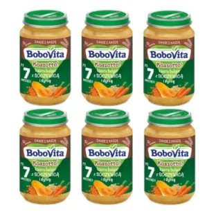 BoboVita Kaszotto! Kasza bulgur z soczewicą i dynią po 7 miesiącu Zestaw 6 x 190 g - Dania dla dzieci - miniaturka - grafika 1