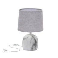 Lampy stojące - Lampa stołowa ADELINA E14 - marmur/szary - miniaturka - grafika 1