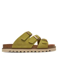 Klapki i japonki damskie - Klapki Dr. Brinkmann 700684-71 Zielony - miniaturka - grafika 1