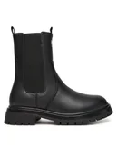 Buty dla chłopców - Tommy Hilfiger Botki T3A5-34016-1355999 D Czarny - miniaturka - grafika 1