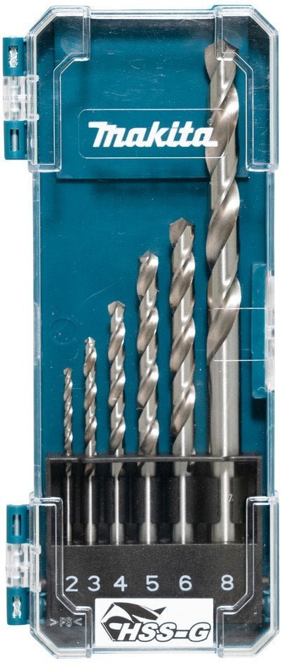 Makita METAL DRILL HSS-G BITS 6PCS