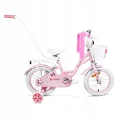 Rowery - Rower dziecięcy SIrox Rainbow Pink koło 12" Różowy/Perłowy - miniaturka - grafika 1