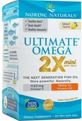 Witaminy i minerały - Ultimate Nordic Naturals Omega 2X Mini with Vitamin D3 (60 kaps.) - miniaturka - grafika 1