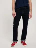 Spodnie męskie - Cross Jeans Dżinsy - Regular fit - w kolorze granatowym - miniaturka - grafika 1