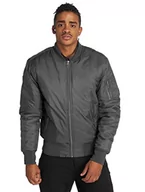 Kurtki męskie - Urban Classics Męska kurtka Basic Bomber Jacket kurtka bomberka, kurtka lotnicza z naszytą kieszenią i zamkiem błyskawicznym na ramieniu, w wielu kolorach, rozmiary S-5XL - miniaturka - grafika 1