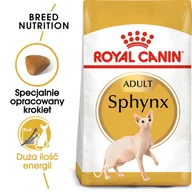 Mokra karma dla kotów - Royal Canin bytówka ROYAL CANIN Sphynx 10kg + Wiadro na karmę 42l kot 235110 - miniaturka - grafika 1
