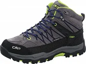 Buty dla chłopców - CMP Unisex dziecięce buty trekkingowe Rigel Mid Shoe Wp, czarny - Czarny graffite Marine 35ud - 41 EU - miniaturka - grafika 1