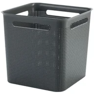 Koszyki łazienkowe - Rotho Brisen pojemnik łazienkowy 18 l antracyt 1024008853 - miniaturka - grafika 1