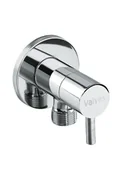 Zawory i kraniki - Zawór kątowy z głowicą ceramiczną VEGA chrom 1/2"-1/2" - miniaturka - grafika 1