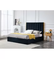 Łóżka - PALAZZO łóżko 160, czarny / złoty - miniaturka - grafika 1