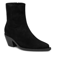 Botki damskie - Botki Pinko Mozart Texano AI 23-24 BLKS1 102025 A0N8 Black Z99 - miniaturka - grafika 1