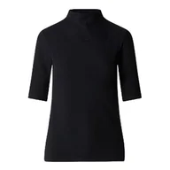 Koszulki i topy damskie - The North Face NF0A89C3JK3 W S/S Mock Neck Slim Tee Damska koszulka TNF, czarna, rozmiar XS, Czarny (Black), XS - miniaturka - grafika 1