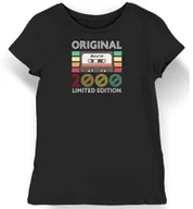 Koszulki i topy damskie - Koszulka damska na 25 urodziny original limited edition kaseta czarna M - miniaturka - grafika 1