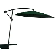 Parasole ogrodowe - SASKA GARDEN Parasol ogrodowy 300cm składany na wysięgniku zielony 27317-0 - miniaturka - grafika 1