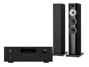 Rotel RA-1572 MkII (czarny) + 704 S3 (czarny) - Zestawy stereo - miniaturka - grafika 1