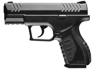 Pistolet COMBAT ZONE ENFORCER na Kulki Plastikowe, Gumowe, Kompozytowe i Aluminiowe 6mm (napęd CO2) - Karabiny ASG - miniaturka - grafika 1