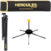 Akcesoria do instrumentów dętych - HERCULES TravLite stojak na trąbki, zestaw ze stojakiem na nuty i torbą - miniaturka - grafika 1