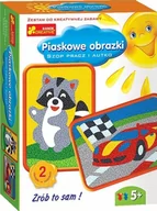 Zabawki kreatywne - Ranok Piaskowe Obrazki Zrób To Sam Szop I Autko - miniaturka - grafika 1
