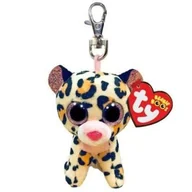 Breloczki dla dzieci - Beanie Boos Livvie - Brązowy leopard 8,5cm - miniaturka - grafika 1