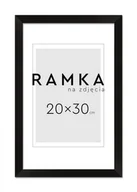 Ramki na zdjęcia - Ramka na zdjęcia 20x30 cm Czarna - miniaturka - grafika 1