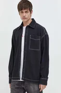 Kurtki męskie - G-Star Raw kurtka koszulowa kolor czarny przejściowa - miniaturka - grafika 1