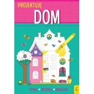 Kolorowanki, wyklejanki - Projektuję. Dom - miniaturka - grafika 1