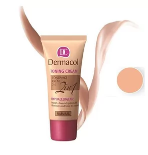 Dermacol TONING CREAM 2in1 - Krem nawilżający i podkład w jednym - NATURAL DERCKIWJE-WJE-04 - Kremy do twarzy - miniaturka - grafika 1