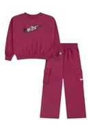 Kombinezony dla dzieci - Completo sportivo felpa e pantalone cargo Bambina Nike - miniaturka - grafika 1