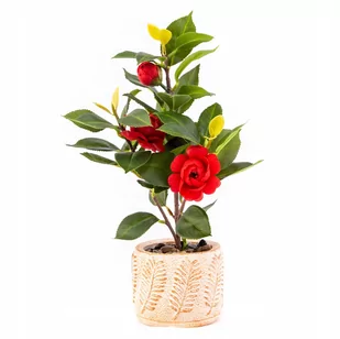 Sztuczne Kwiaty W Doniczce 29cm Różne Kolory - Sztuczne kwiaty - miniaturka - grafika 1