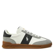 Sneakersy męskie - Sneakersy Polo Ralph Lauren 809956119002 Biały - miniaturka - grafika 1